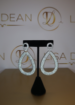 Load image into Gallery viewer, Crystal Teardrop Earrings
