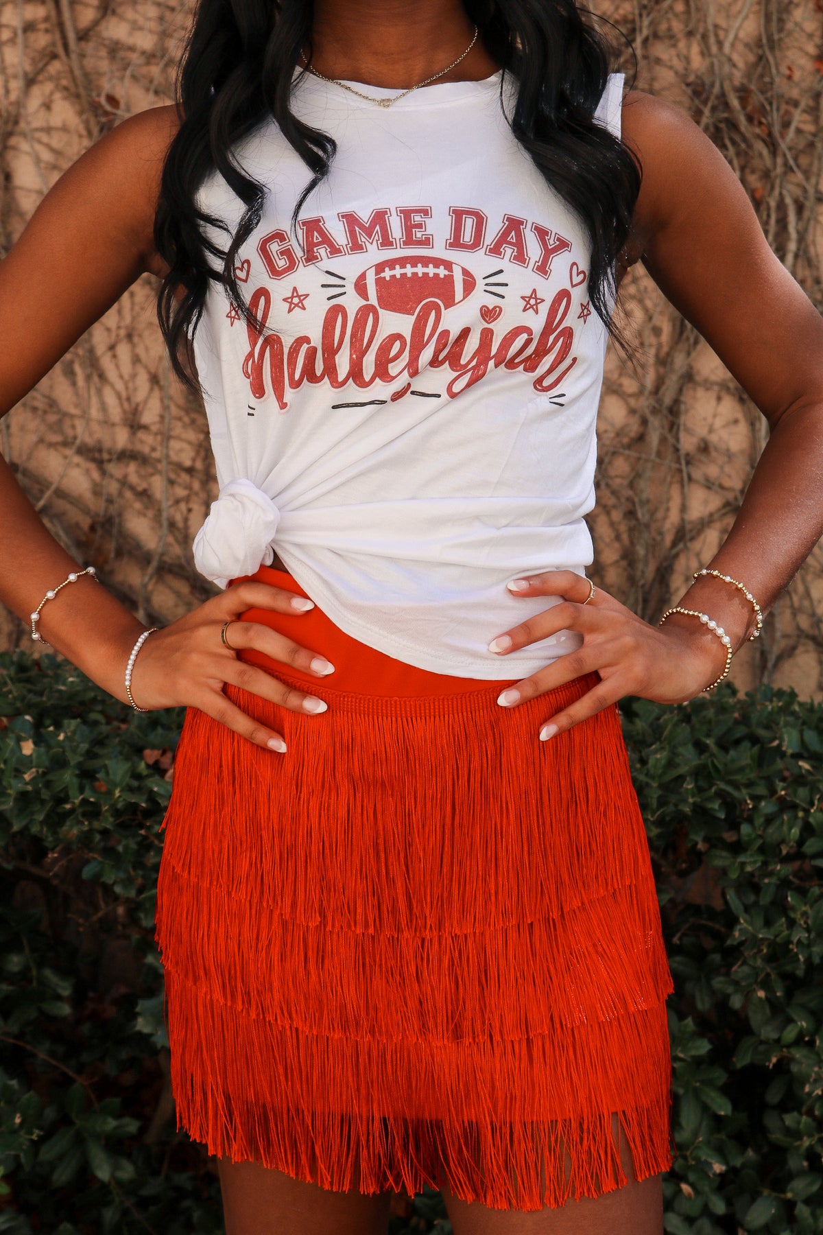 Fringe Rodeo Girl Mini Skirt