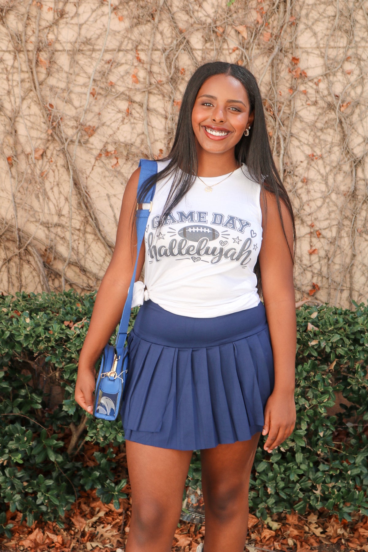 High Waisted Pleated Ruffle Tennis Skort