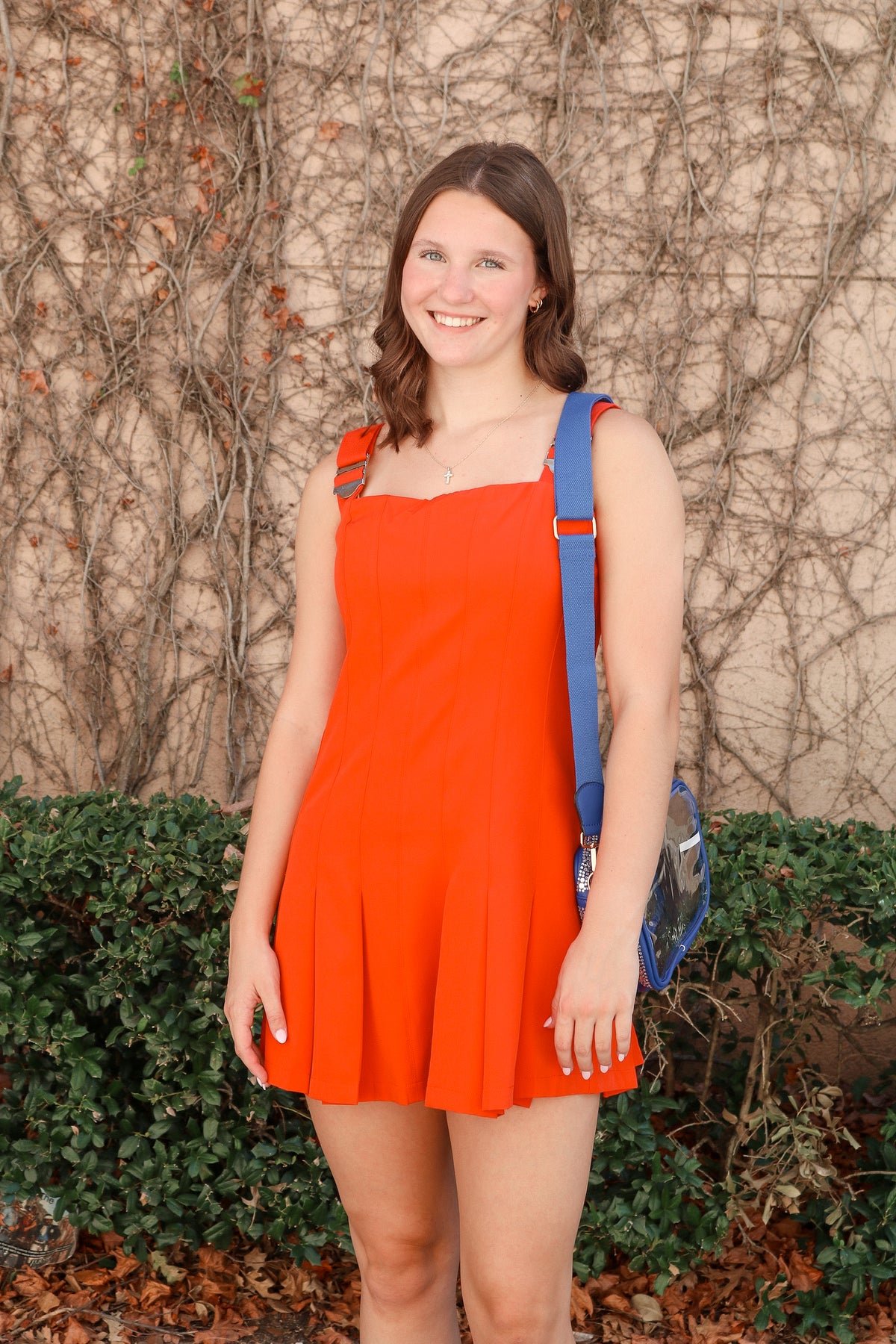 Gameday Pleats Mini Dress