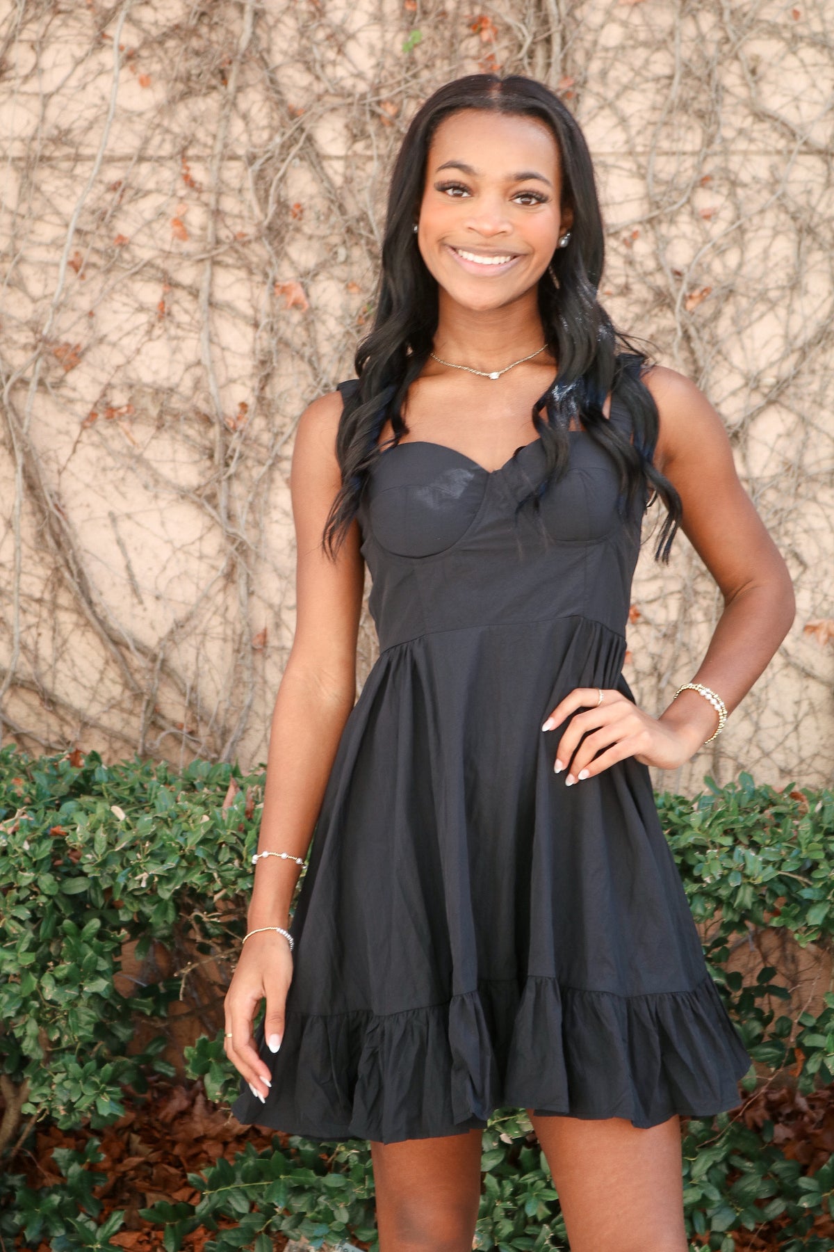 Gameday Tiered Mini Dress