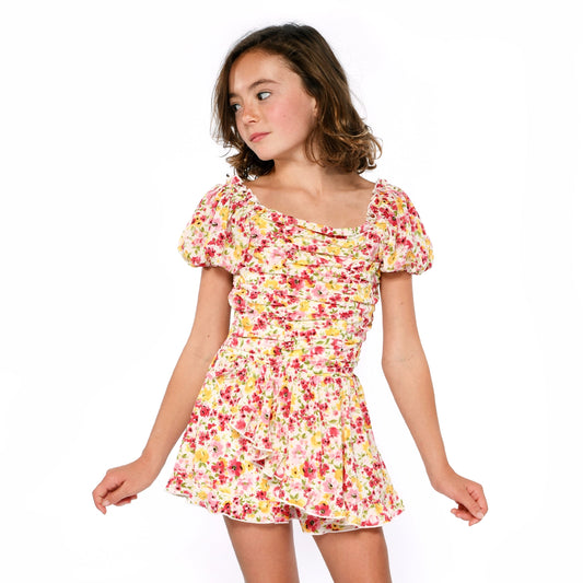 Little's Floral Romper