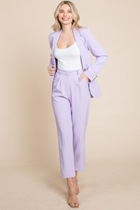 Lavender Blazer Suit Set