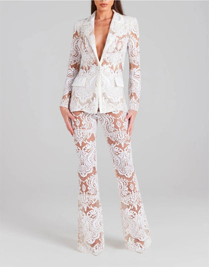 Quinn Sequin Blazer Set