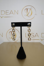 Load image into Gallery viewer, Iridescent Drop Rhinestone Earrings
