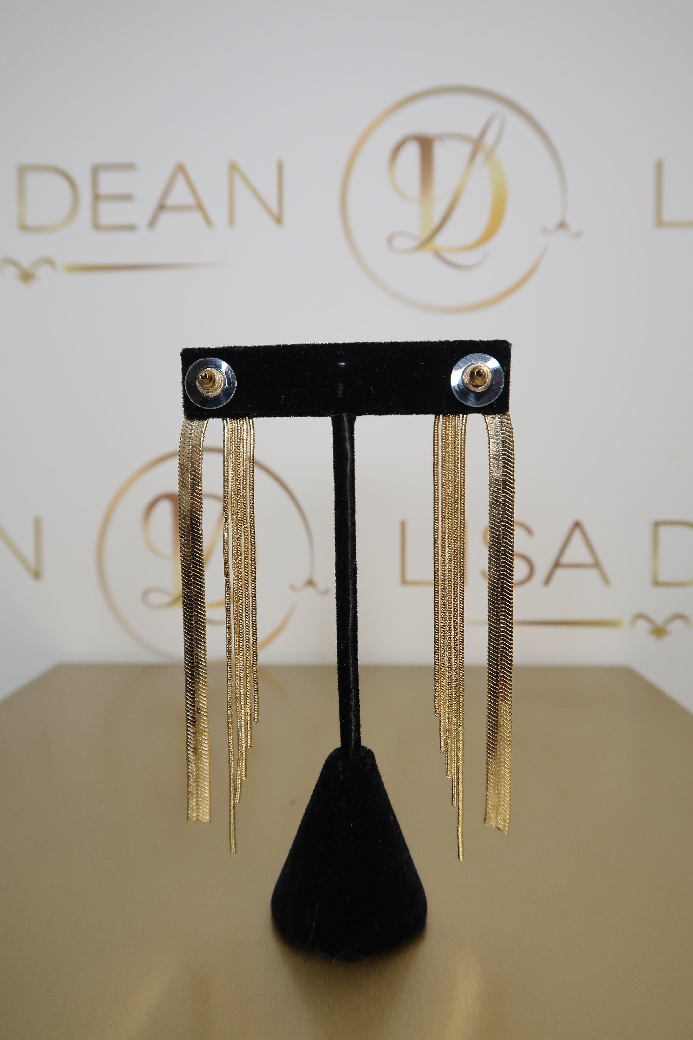 Gold Tassel Earrings