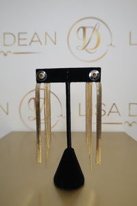 Gold Tassel Earrings