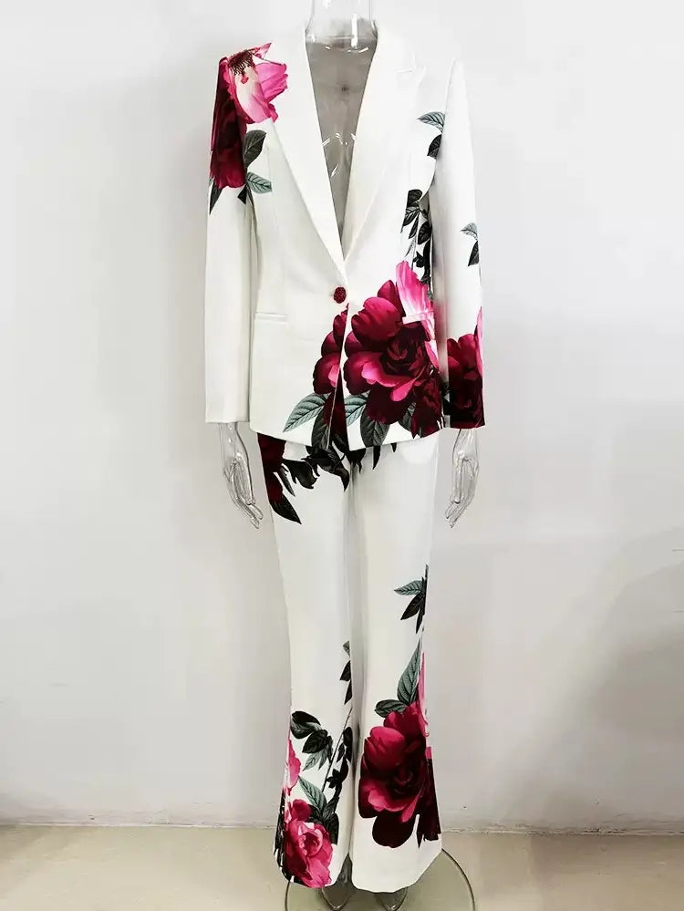 Floral suit