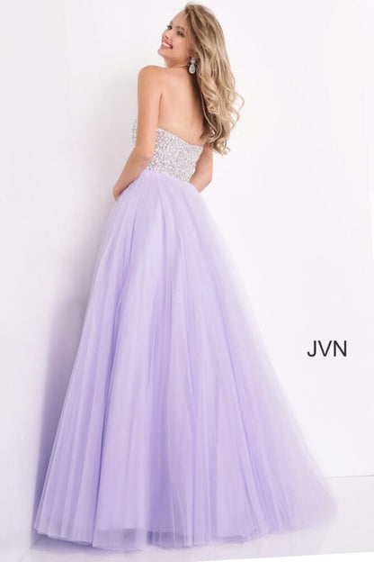 Jovani Strapless Embellished Ball Gown 52131