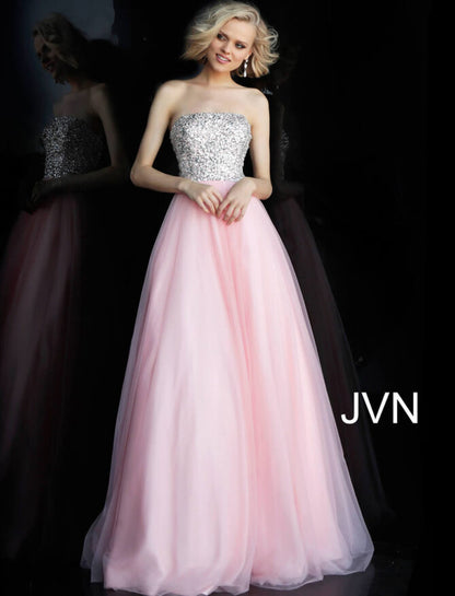 Jovani Strapless Embellished Ball Gown 52131