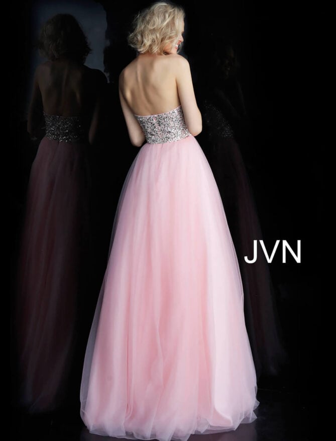 Jovani Strapless Embellished Ball Gown 52131