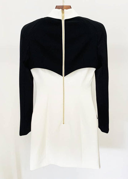 Jackie Collared Long Sleeve Mini