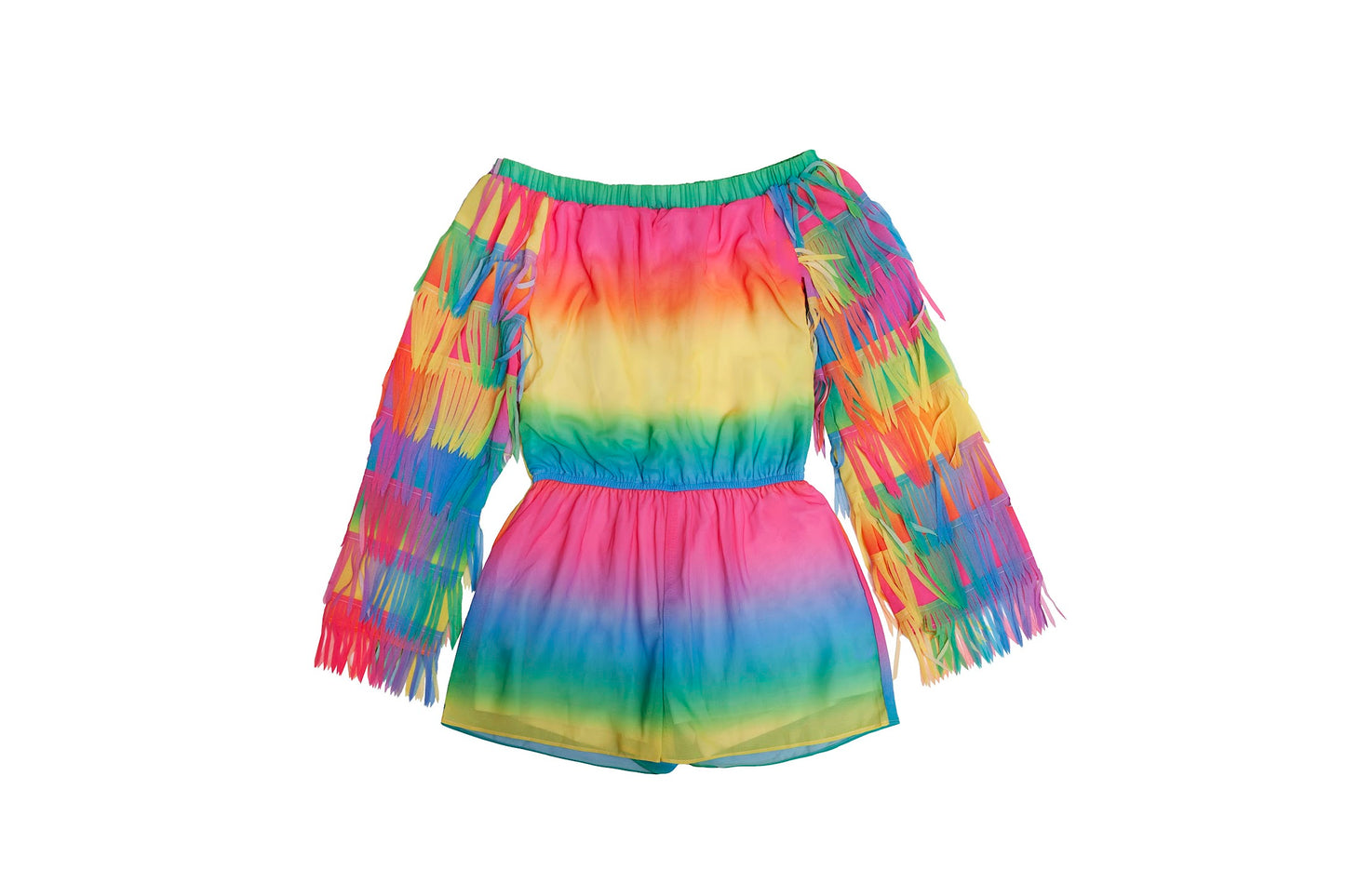 Little's Fringe Ombre Romper