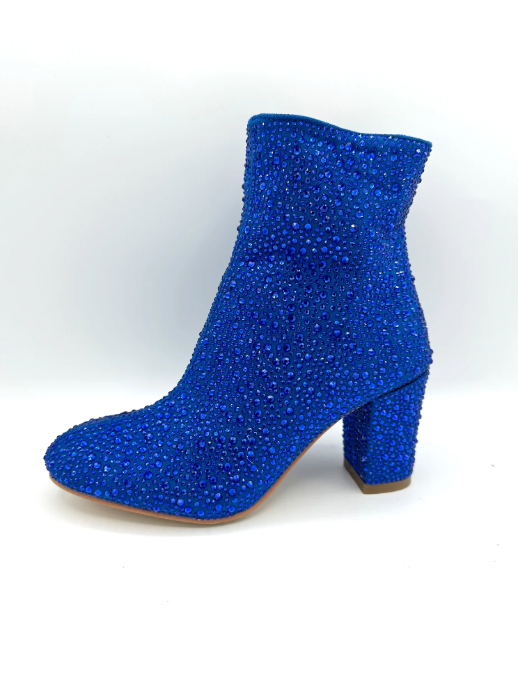 Little's Diverse Style Sparkler Bootie - Royal Blue