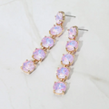 Lavendar Opal Dangle Earrings
