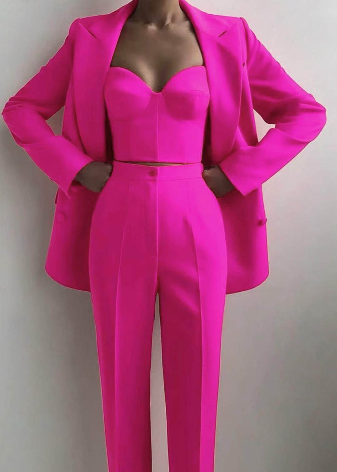 Ellie Three Piece Bustier Suit