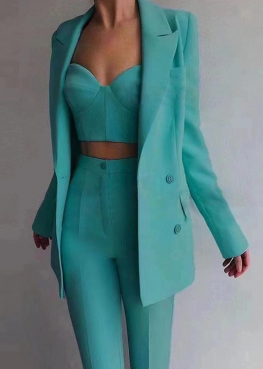 Ellie Three Piece Bustier Suit