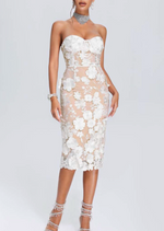 Load image into Gallery viewer, Lace Flower Midi
