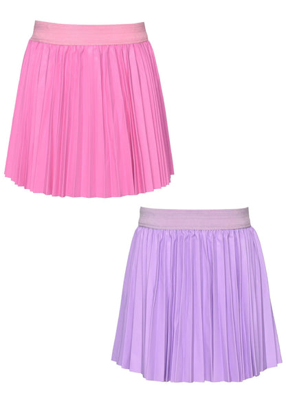 Little's Maya Pleated Pleather Skirt