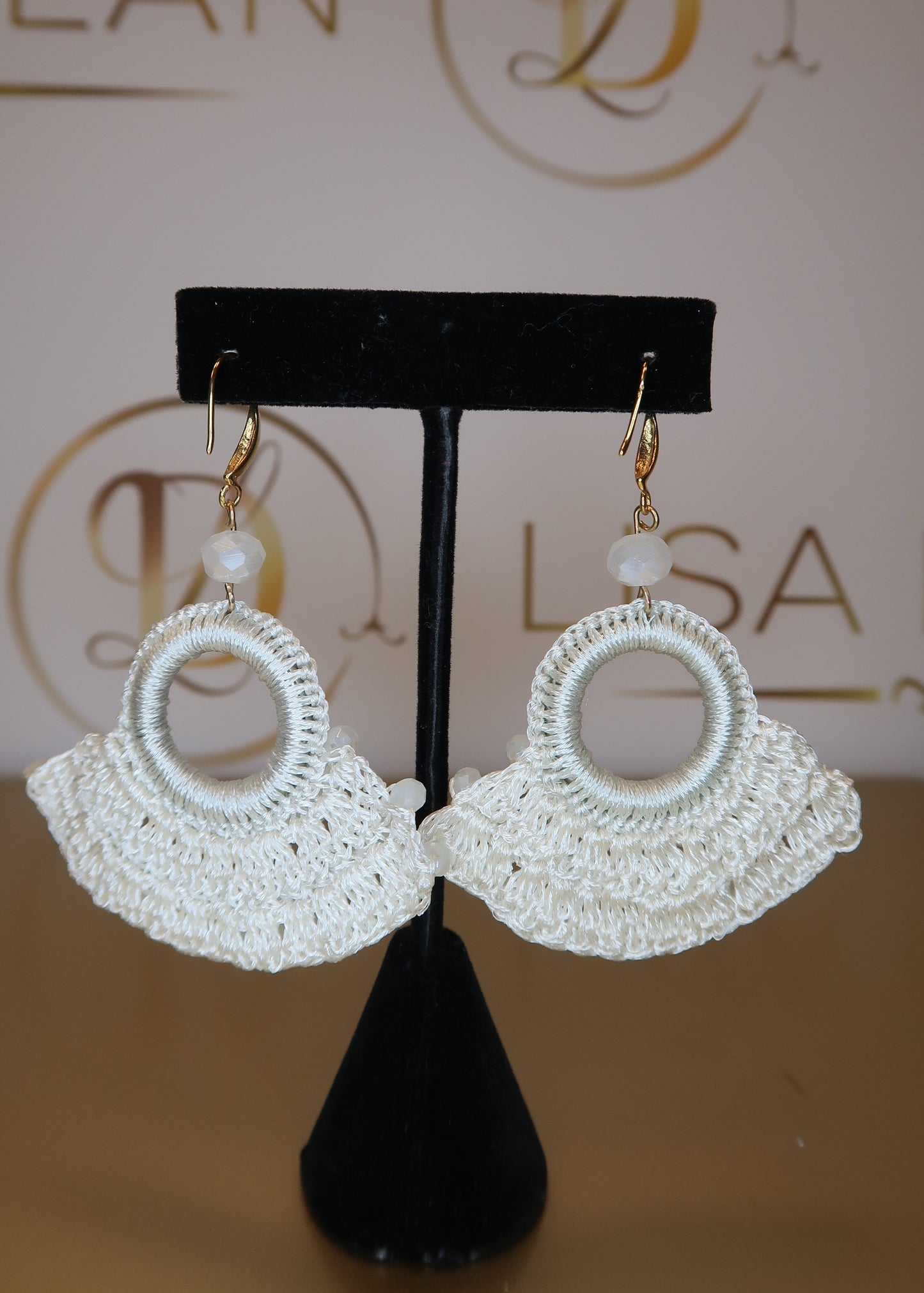 Beaded Crochet Earrings