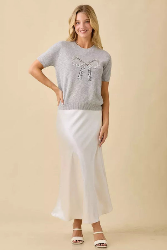 Kendra Satin Maxi Skirt