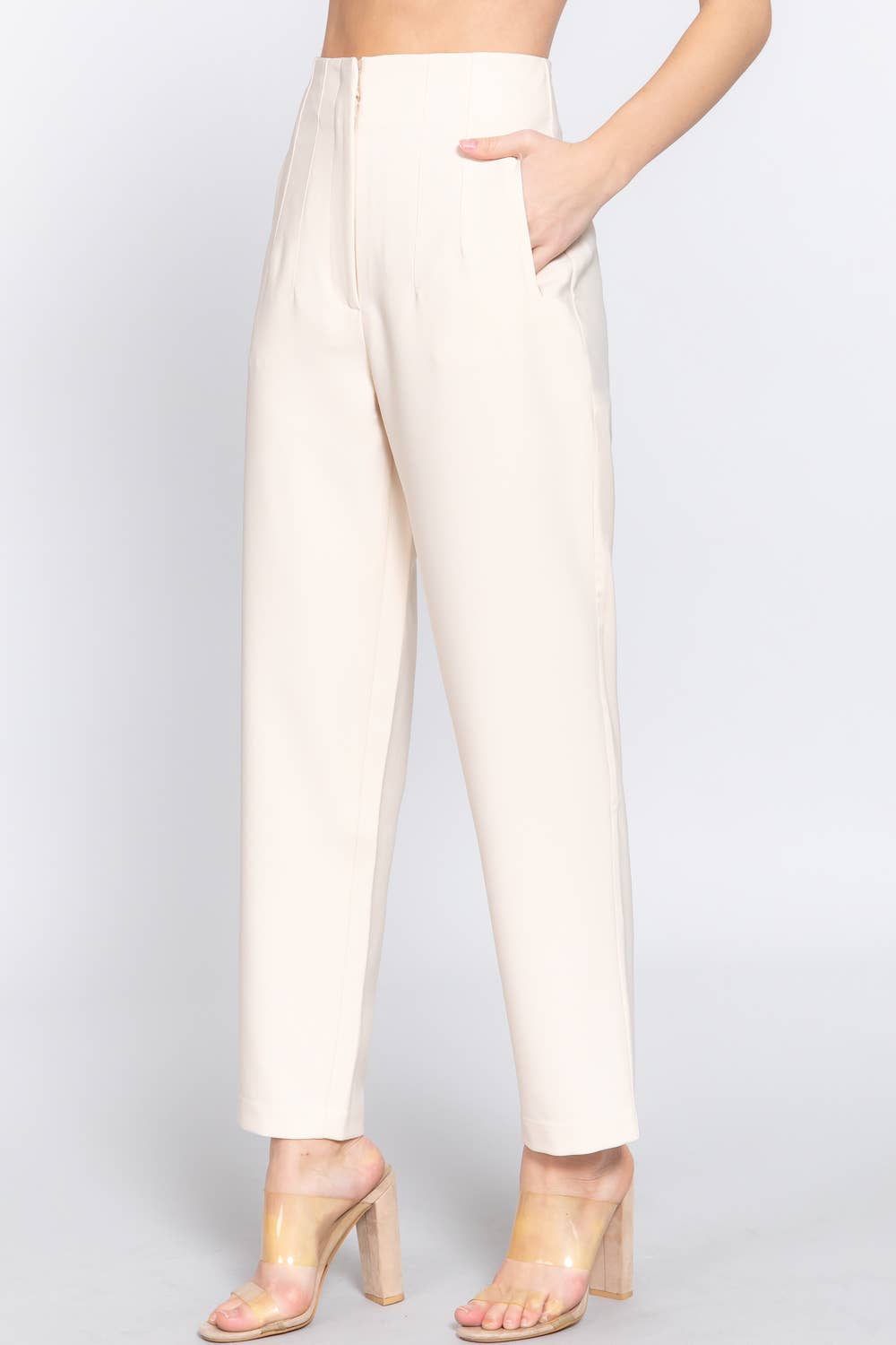 Pintuck Trouser