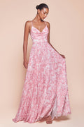 Jessica A-line Chiffon Maxi