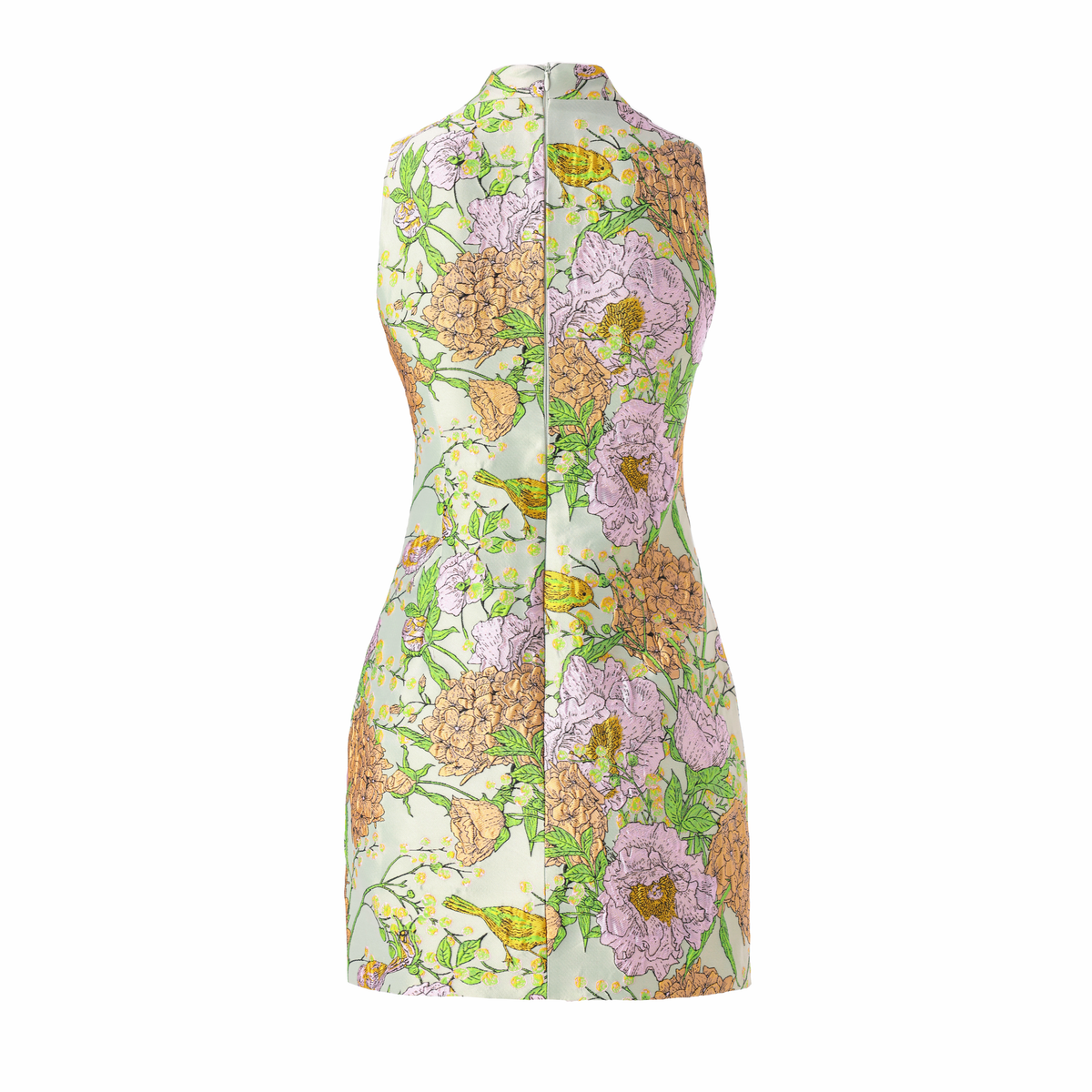 PS6 2026 Jacquard Embroidered Sleeveless Mini Dress New