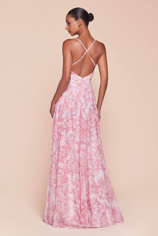 Jessica A-line Chiffon Maxi