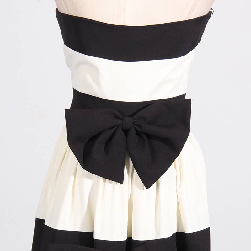 Black & White Bow Maxi