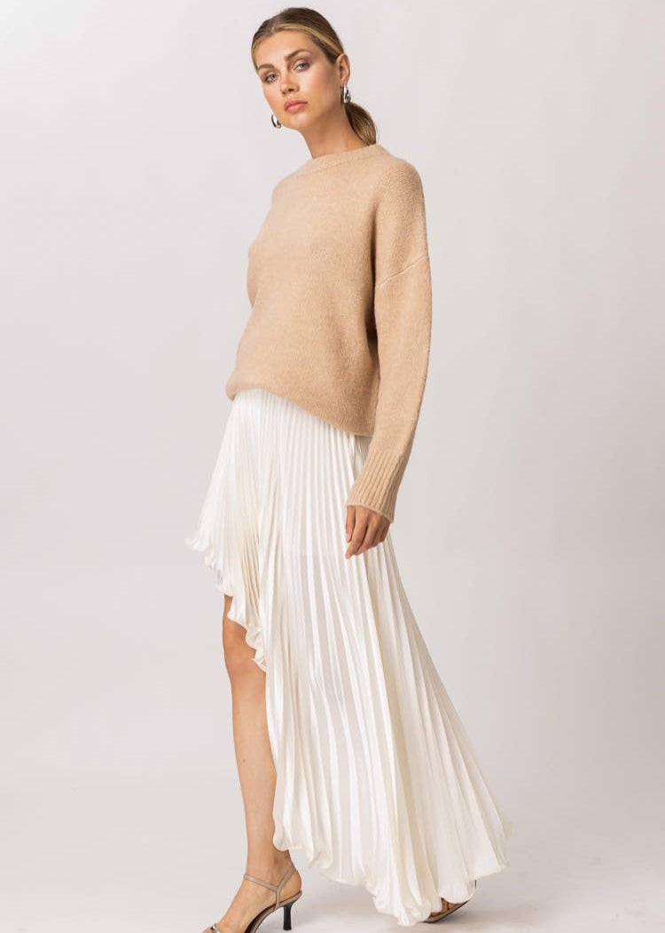 Bradshaw Asym Pleated Skirt