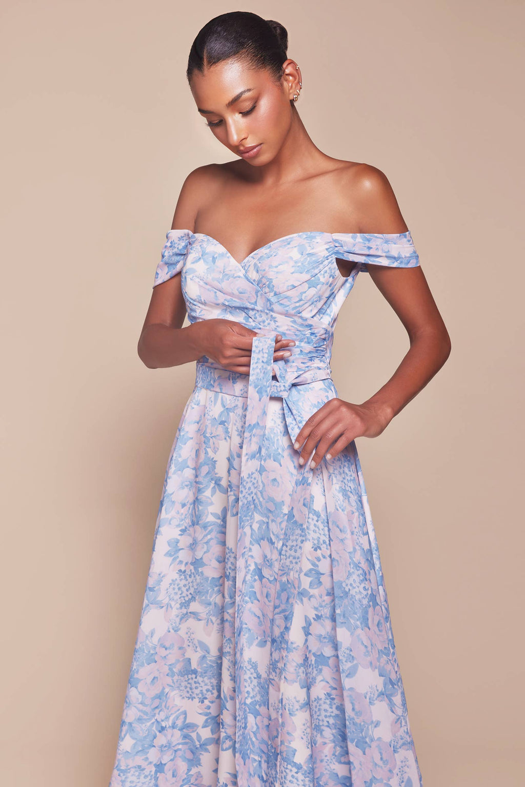 Lainey Sweetheart Chiffon Maxi