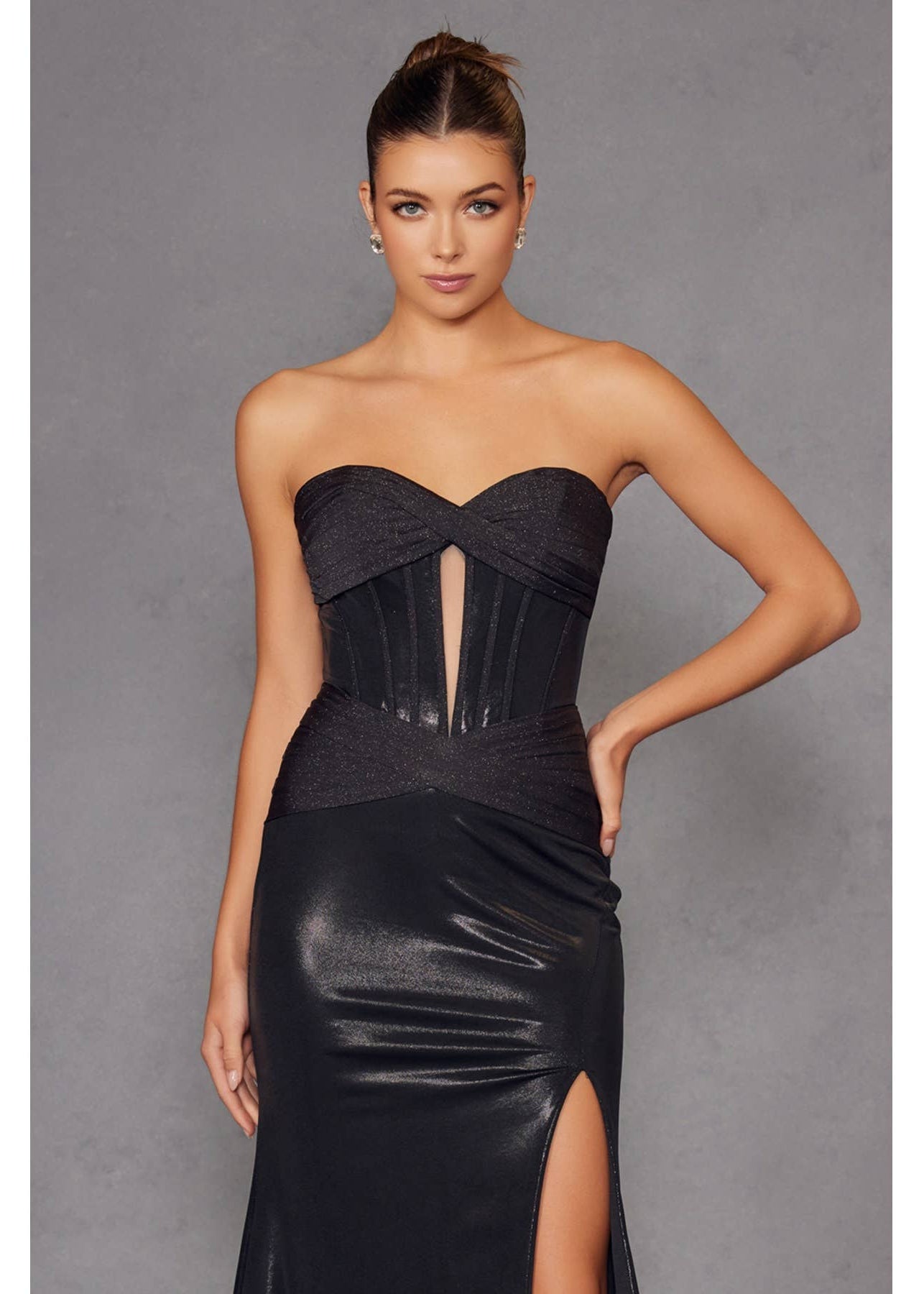 Juliet Metallic Sweetheart Gown