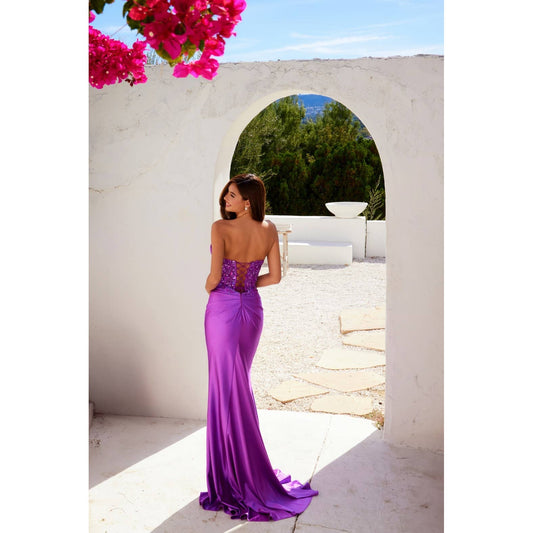 Juliet Corset Lace & Satin Gown