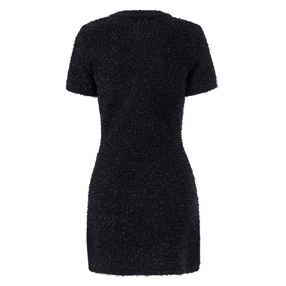 Rina Beaded Tweed Dress