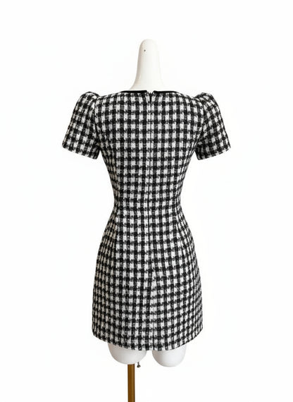 Edie Checker Tweed Mini