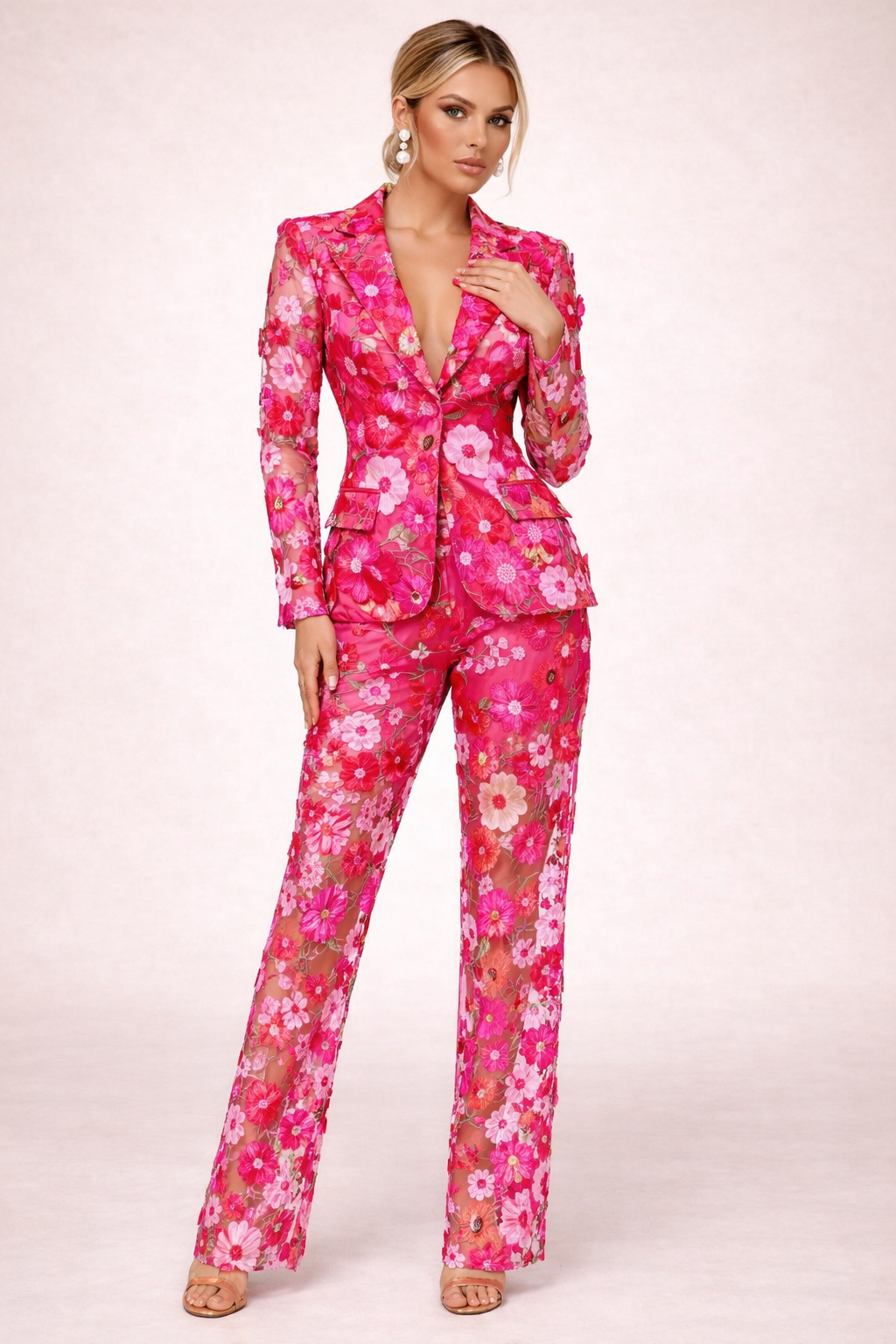 Addison Floral Suit