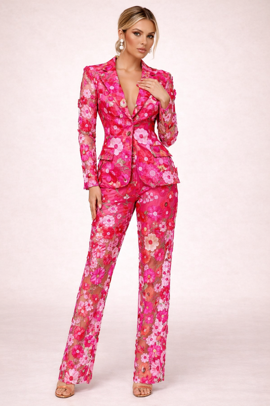 Addison Floral Suit