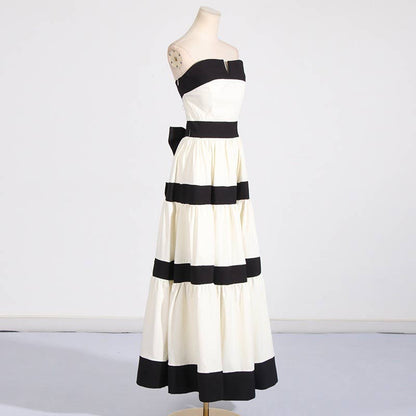 Black & White Bow Maxi