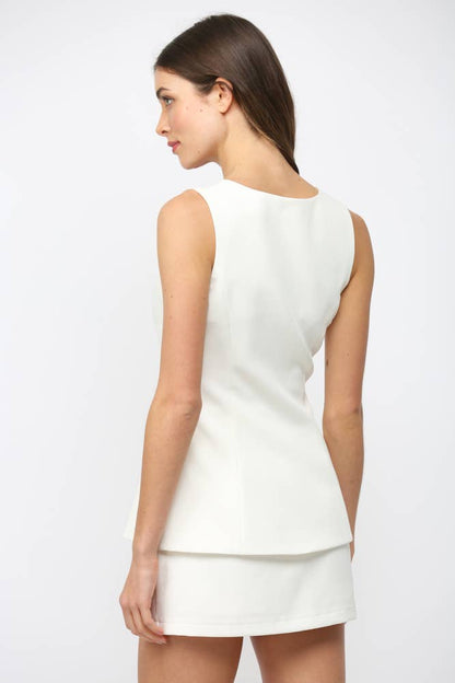 Jessie Sleeveless Romper Dress