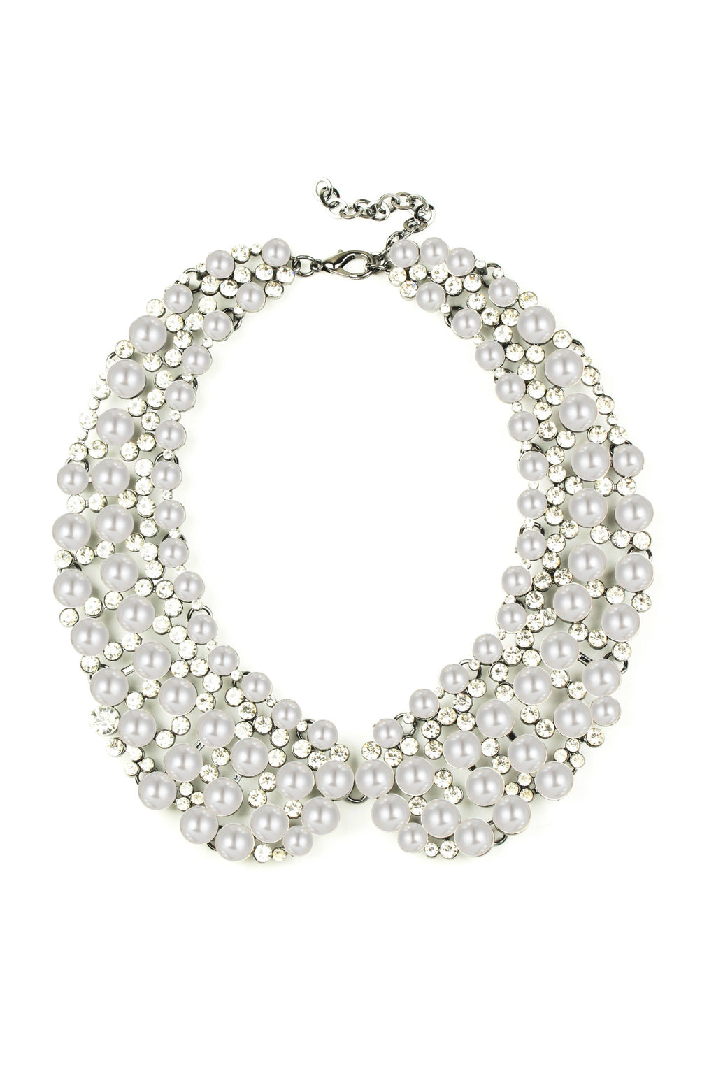 Diana Statement Necklace - White
