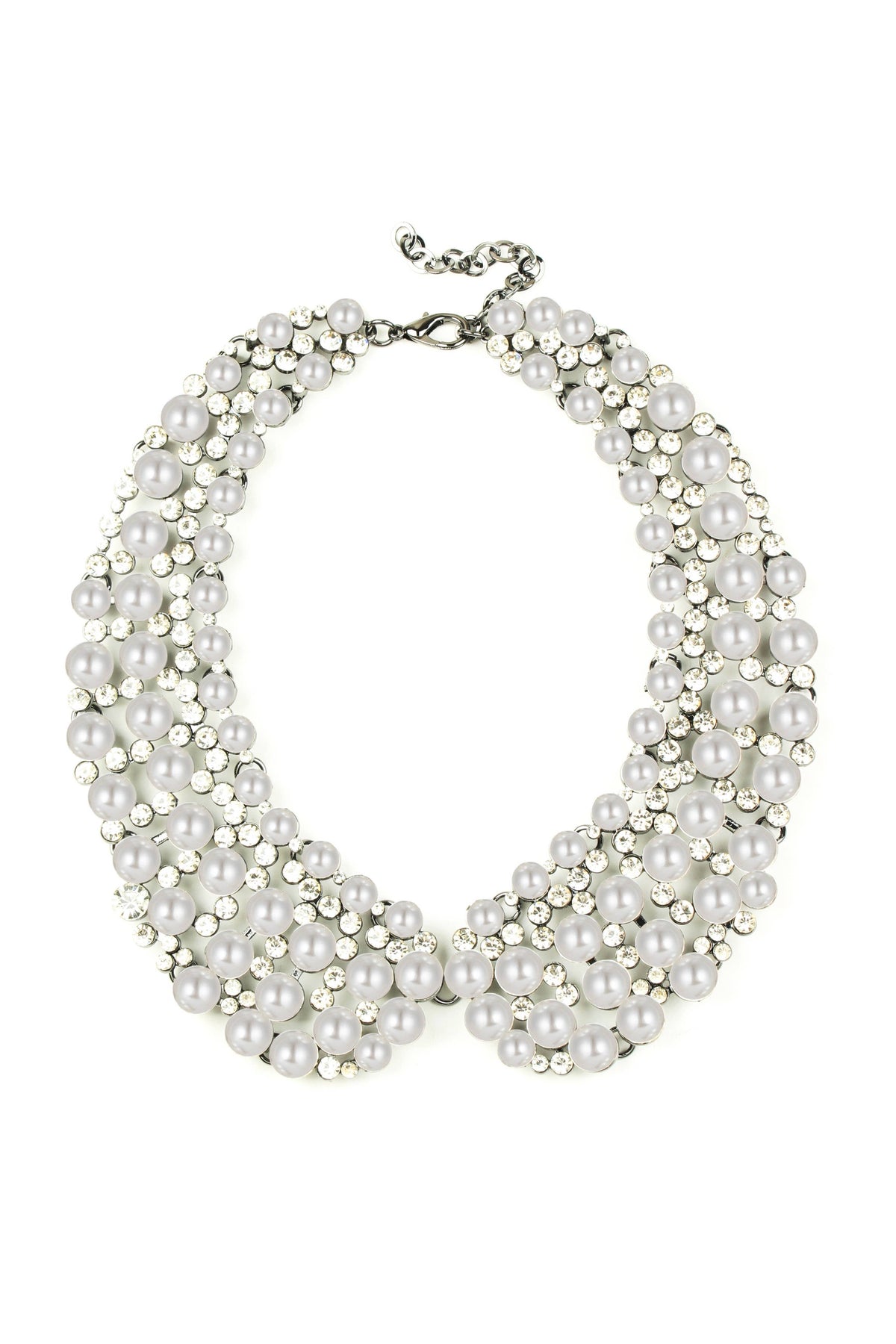 Diana Statement Necklace - White