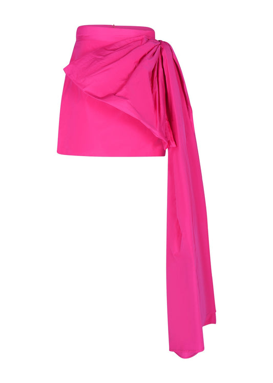 Girls' Fuchsia Big Bow Skirt