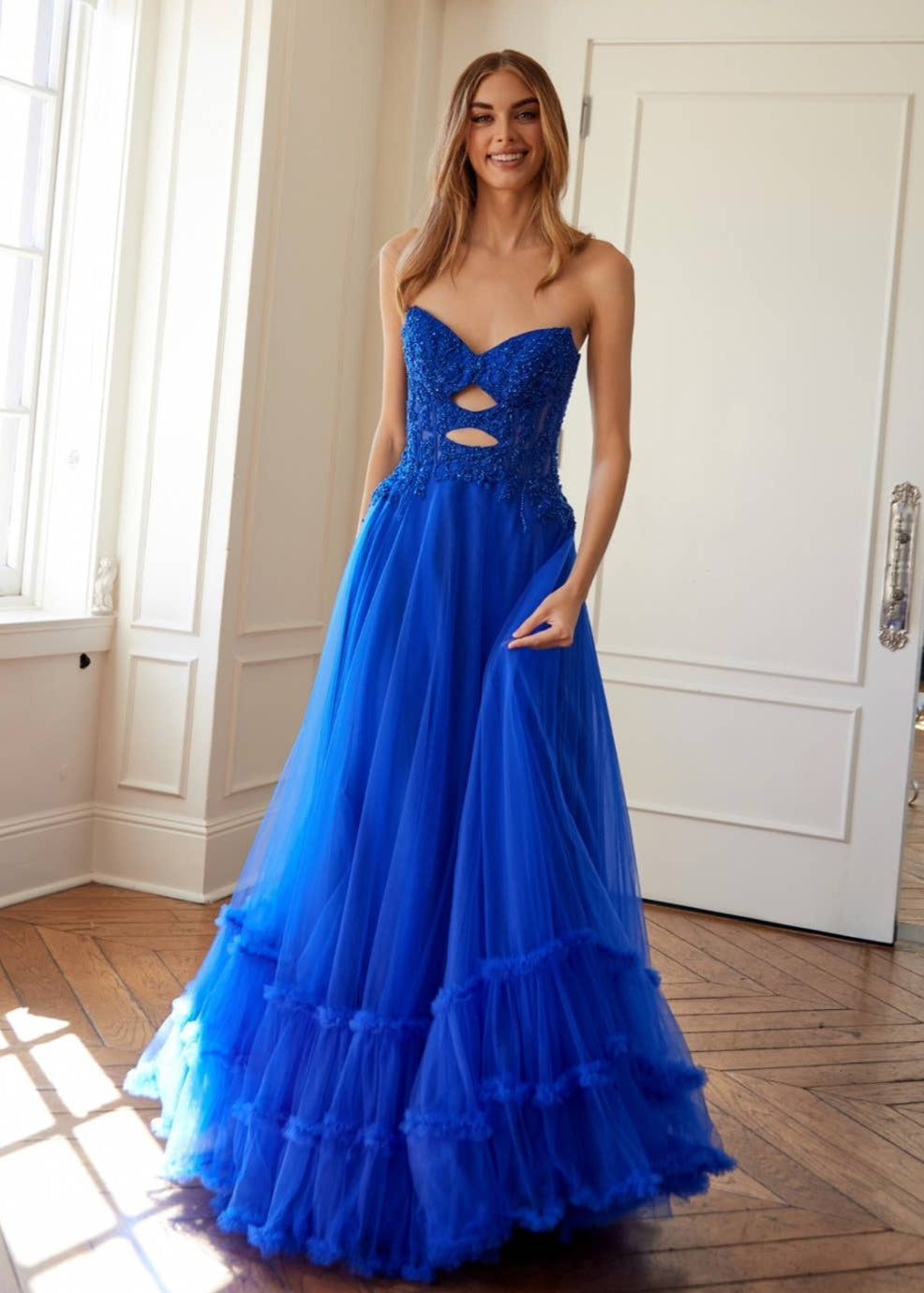 Belle Sweetheart Ruffle Ballgown