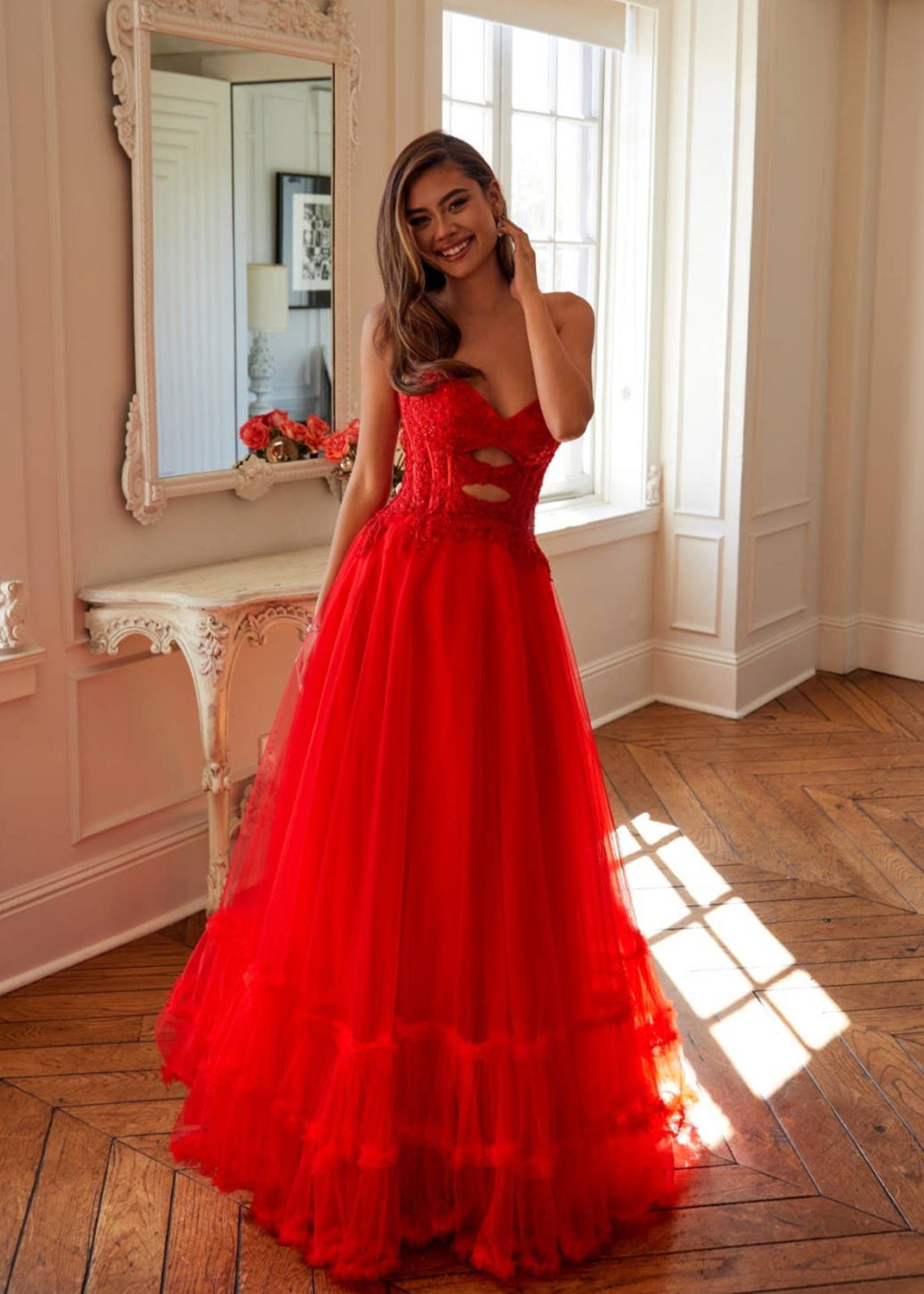 Belle Sweetheart Ruffle Ballgown