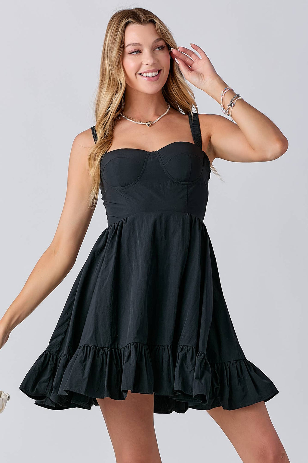 Gameday Tiered Mini Dress