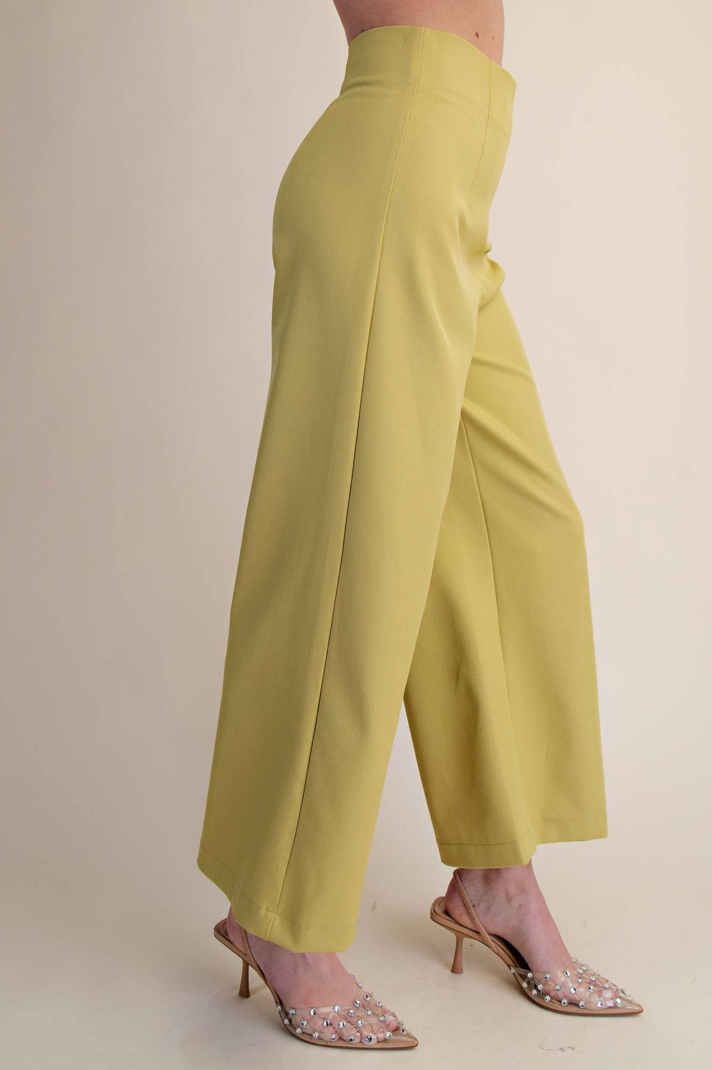 High-Waisted Wide Leg Pants