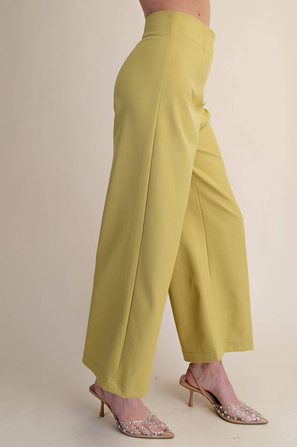 High-Waisted Wide Leg Pants