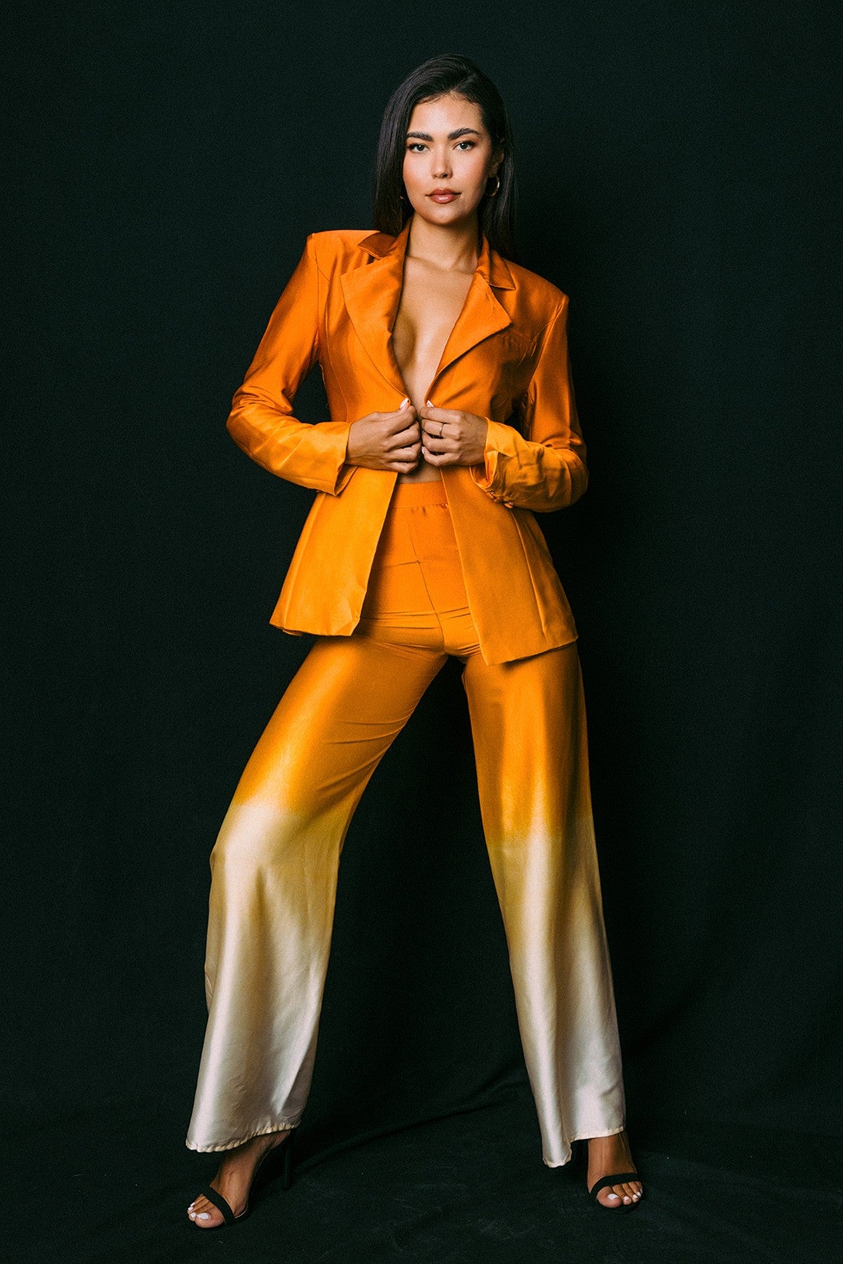 The Orange Ombré Suit