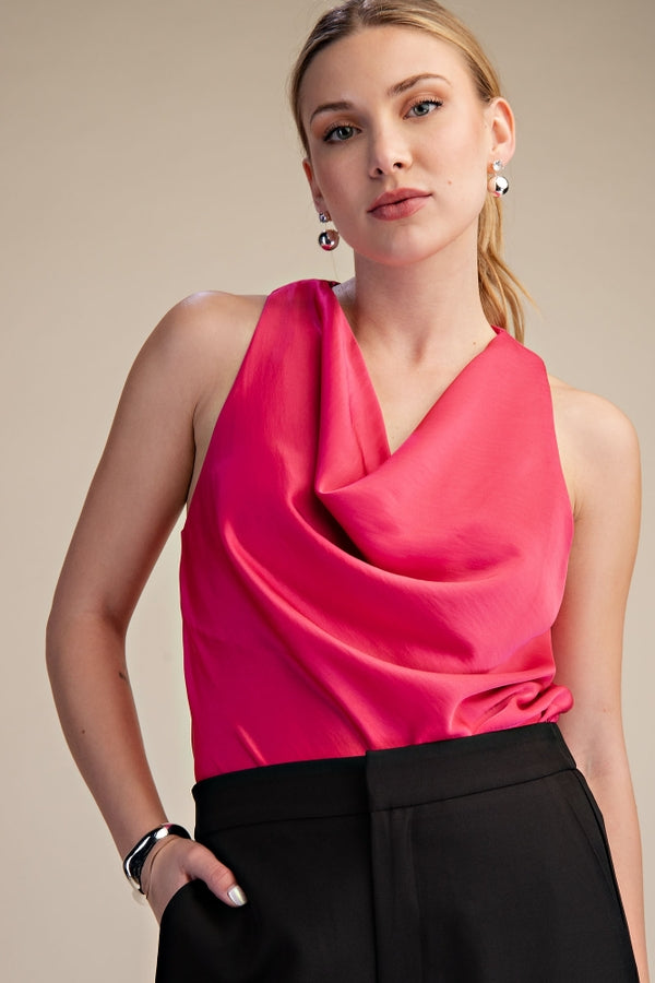 Lou Draped Sleeveless Top